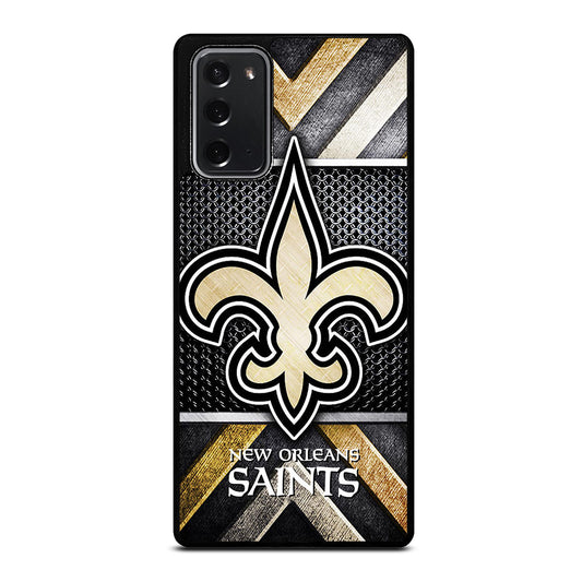 NEW ORLEANS SAINTS METAL LOGO Samsung Galaxy Note 20 Case Cover