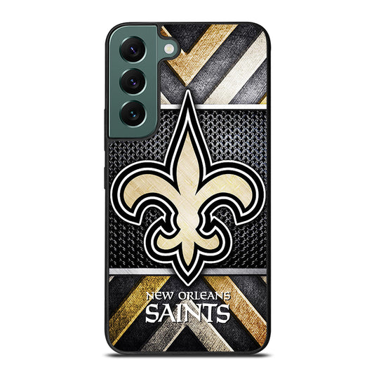 NEW ORLEANS SAINTS METAL LOGO Samsung Galaxy S22 Case Cover