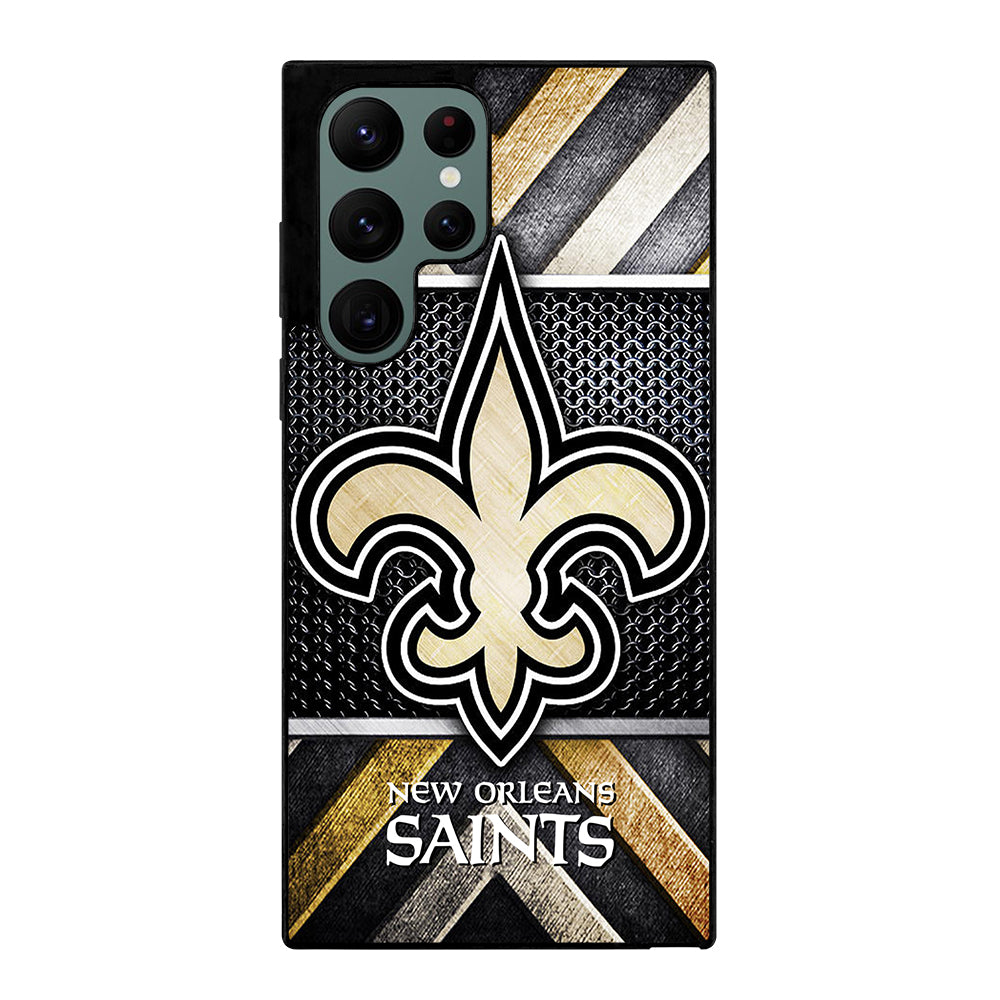 NEW ORLEANS SAINTS METAL LOGO Samsung Galaxy S22 Ultra Case Cover