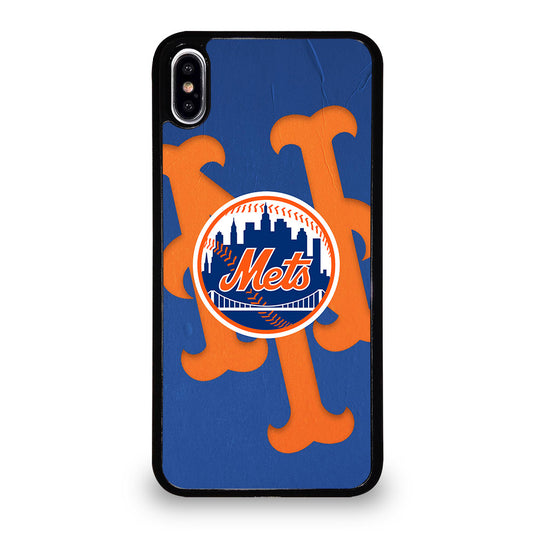 NEW YORK METS LOGO BASEBALL 1 iPhone XS Max Case Cover