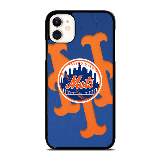 NEW YORK METS LOGO BASEBALL 1 iPhone 11 Case Cover