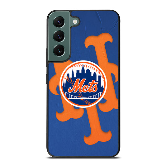 NEW YORK METS LOGO BASEBALL 1 Samsung Galaxy S22 Case Cover