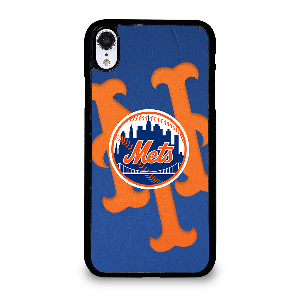 NEW YORK METS LOGO BASEBALL 1 iPhone XR Case Cover