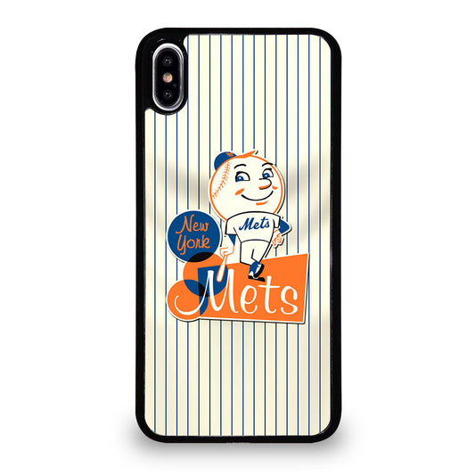 NEW YORK METS LOGO BASEBALL 2 iPhone XS Max Case Cover