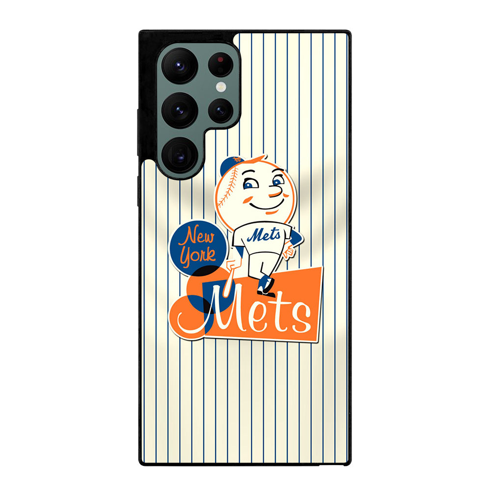 NEW YORK METS LOGO BASEBALL 2 Samsung Galaxy S22 Ultra Case Cover