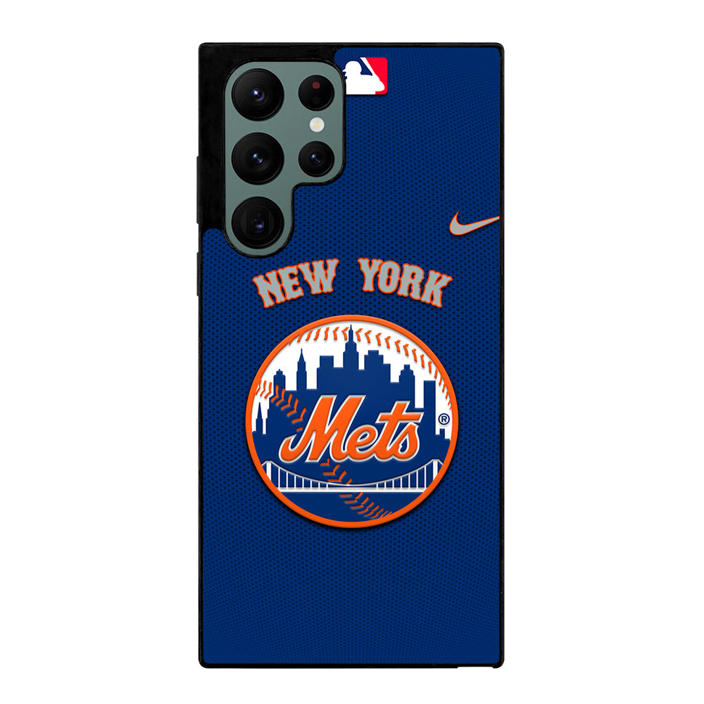 NEW YORK METS LOGO BASEBALL 3 Samsung Galaxy S22 Ultra Case Cover