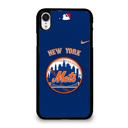 NEW YORK METS LOGO BASEBALL 3 iPhone XR Case Cover