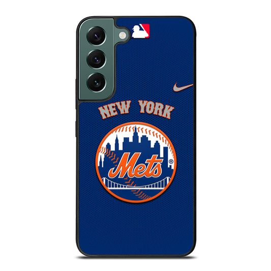 NEW YORK METS LOGO BASEBALL 3 Samsung Galaxy S22 Case Cover