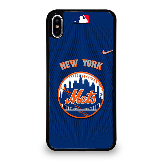 NEW YORK METS LOGO BASEBALL 3 iPhone XS Max Case Cover