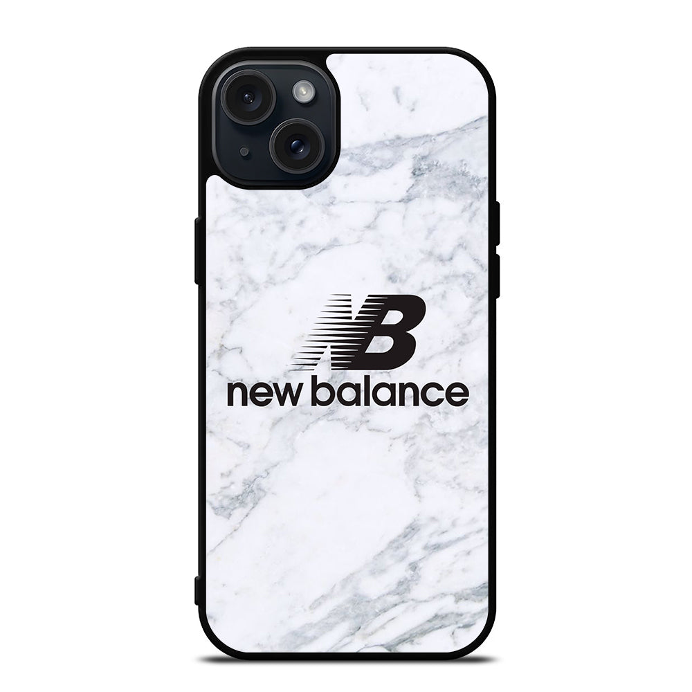 NEW BALANCE LOGO MARBLE iPhone 15 Plus Case Cover