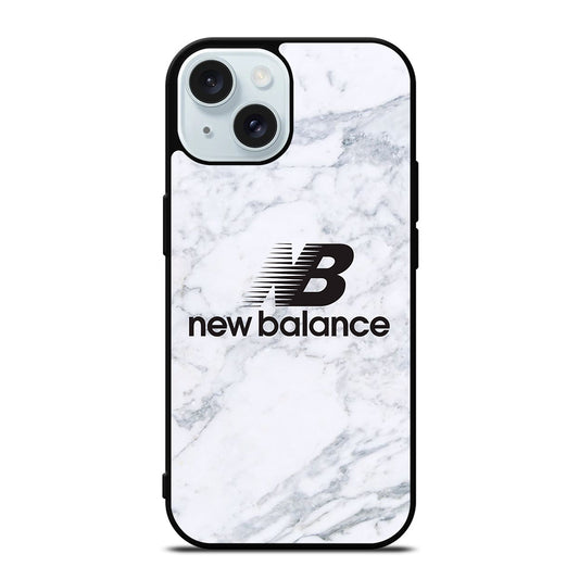NEW BALANCE LOGO MARBLE iPhone 15 Case Cover