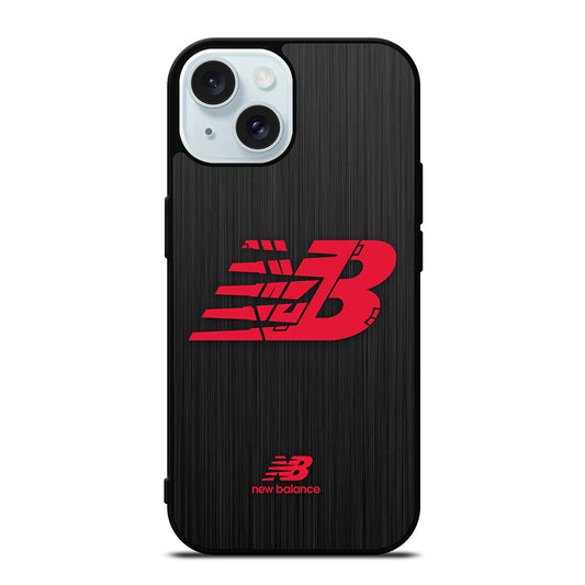 NEW BALANCE LOGO METAL iPhone 15 Case Cover