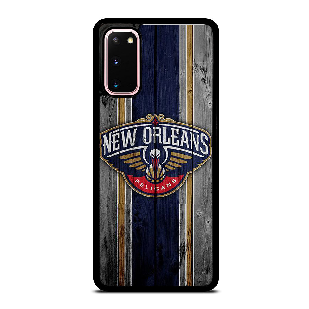NEW ORLEANS PELICANS WOODEN LOGO Samsung Galaxy S20 Case Cover