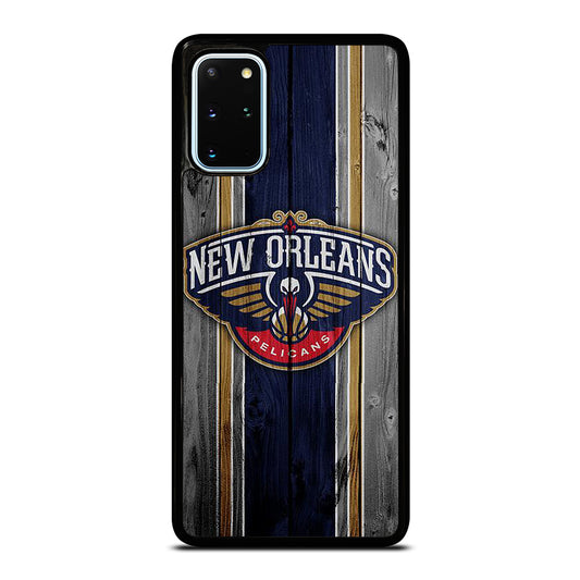 NEW ORLEANS PELICANS WOODEN LOGO Samsung Galaxy S20 Plus Case Cover
