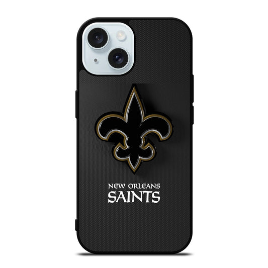 NEW ORLEANS SAINTS EMBLEM iPhone 15 Case Cover