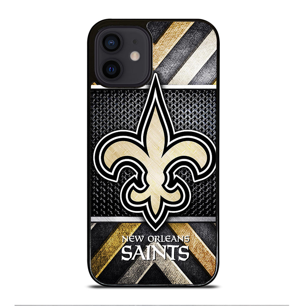 NEW ORLEANS SAINTS METAL LOGO iPhone 12 Mini Case Cover
