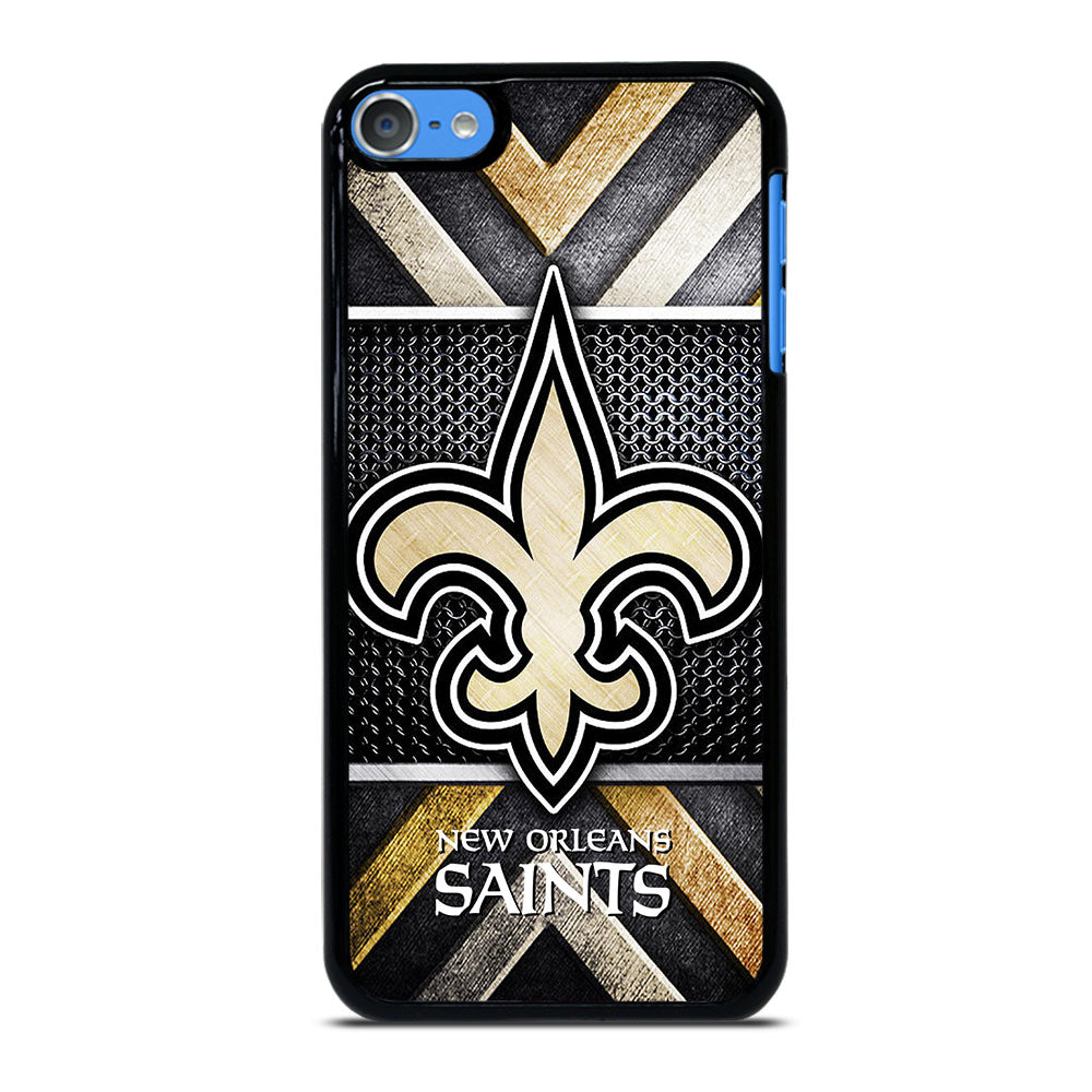 NEW ORLEANS SAINTS METAL LOGO iPod Touch 7 Case Cover