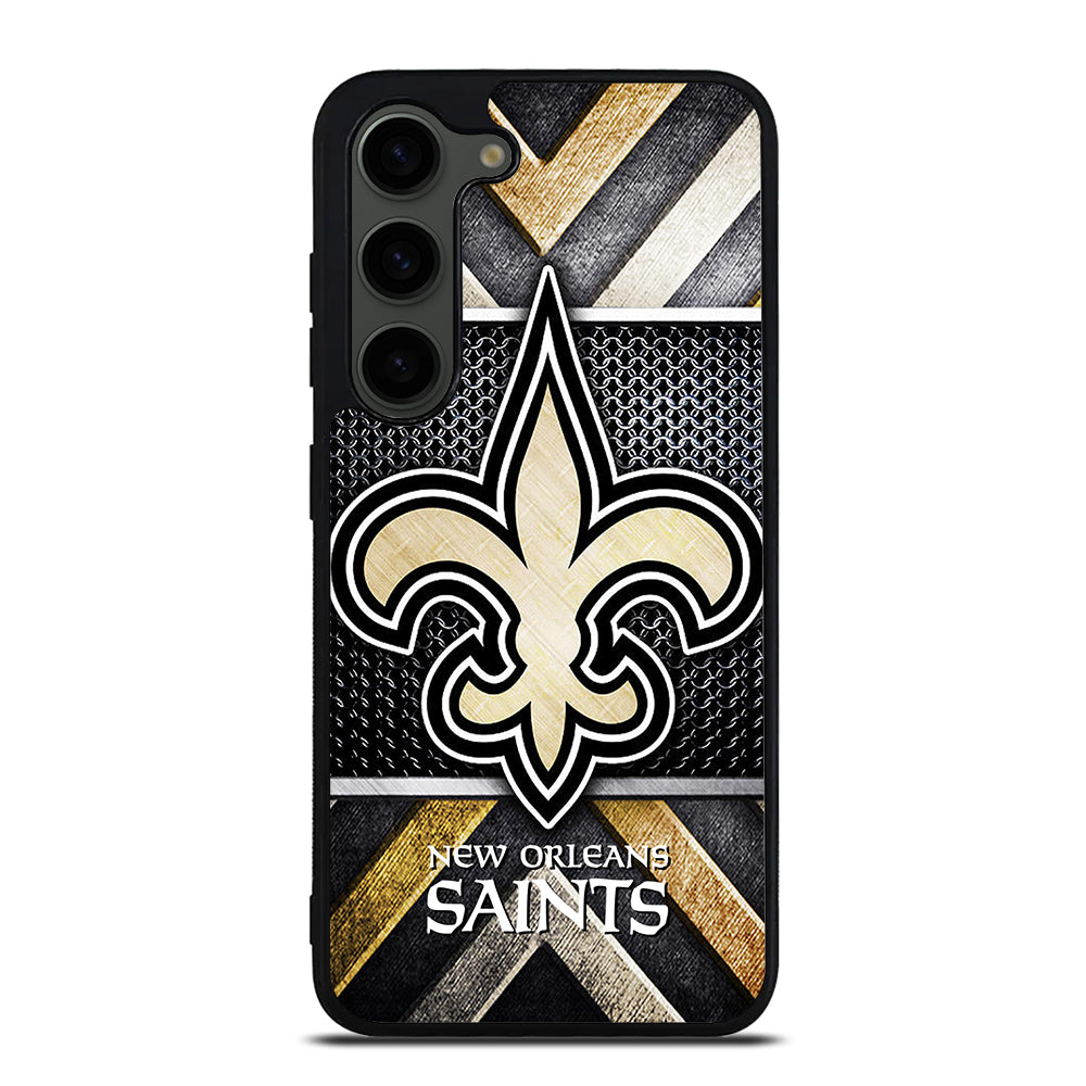 NEW ORLEANS SAINTS METAL LOGO Samsung Galaxy S23 Plus Case Cover