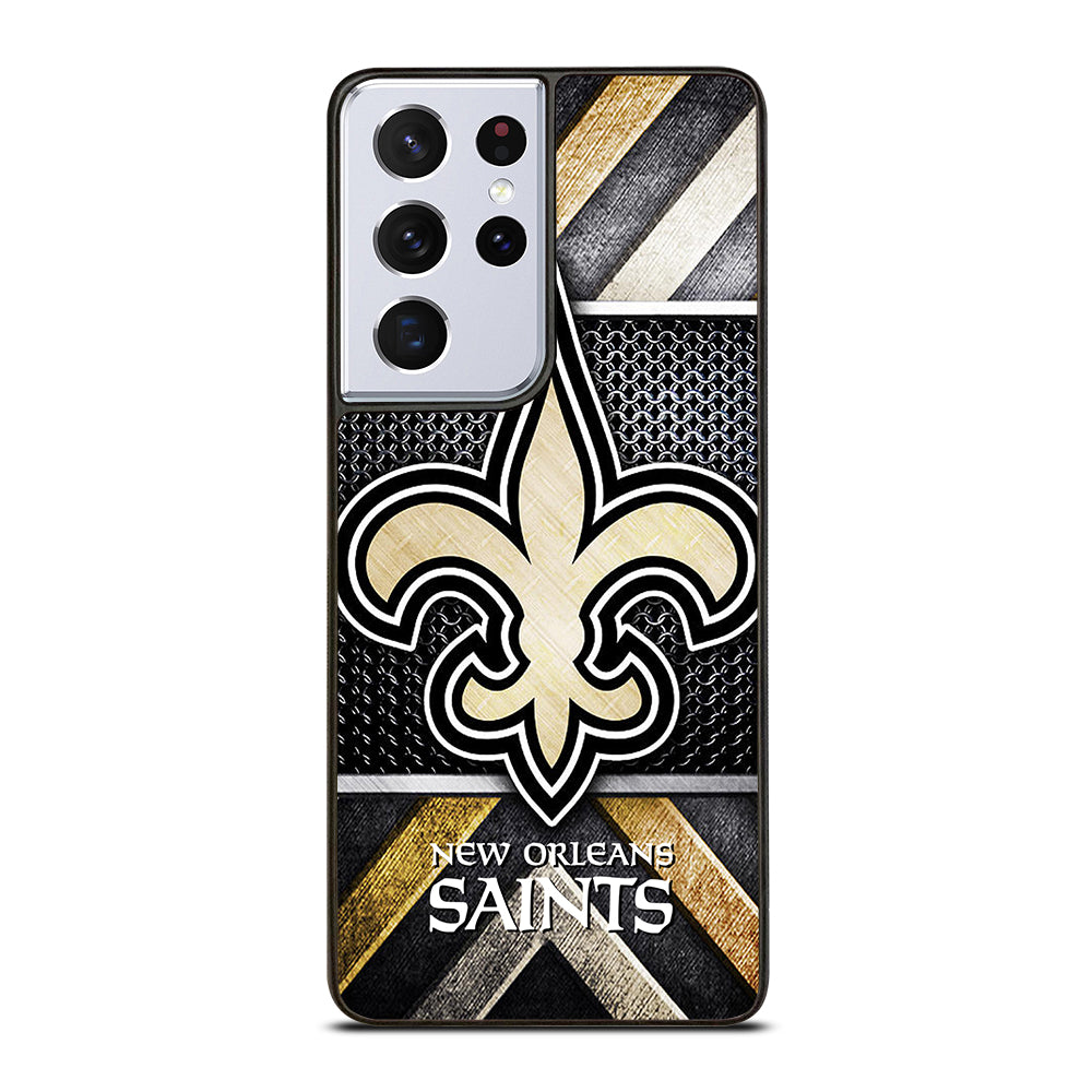 NEW ORLEANS SAINTS METAL LOGO Samsung Galaxy S21 Ultra Case Cover