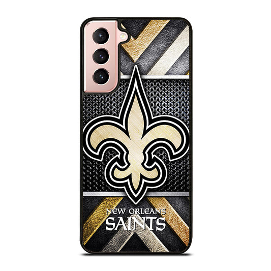 NEW ORLEANS SAINTS METAL LOGO Samsung Galaxy S21 Case Cover