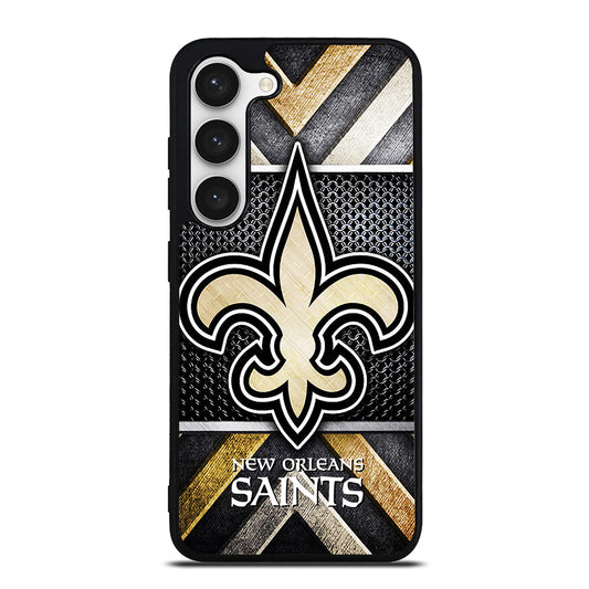 NEW ORLEANS SAINTS METAL LOGO Samsung Galaxy S23 Case Cover