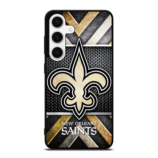 NEW ORLEANS SAINTS METAL LOGO Samsung Galaxy S24 Case Cover