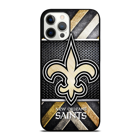 NEW ORLEANS SAINTS METAL LOGO iPhone 12 Pro Max Case Cover