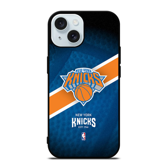 NEW YORK KNICKS LOGO NBA 1 iPhone 15 Case Cover