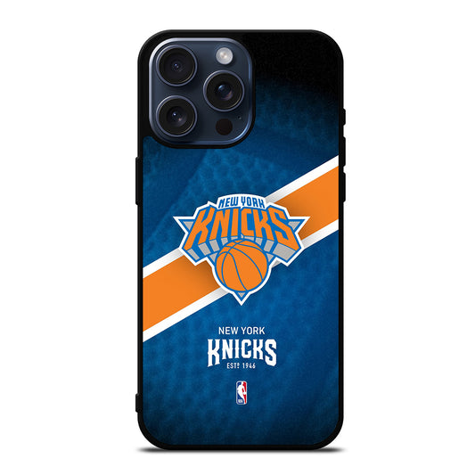NEW YORK KNICKS LOGO NBA 1 iPhone 15 Pro Max Case Cover