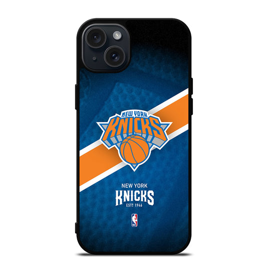 NEW YORK KNICKS LOGO NBA 1 iPhone 15 Plus Case Cover