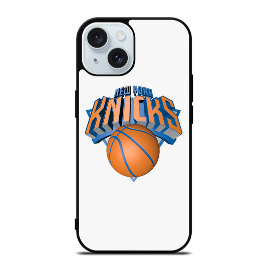 NEW YORK KNICKS LOGO NBA 3 iPhone 15 Case Cover