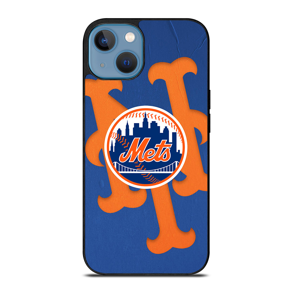 NEW YORK METS LOGO BASEBALL 1 iPhone 13 Case Cover