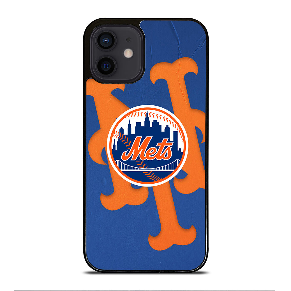 NEW YORK METS LOGO BASEBALL 1 iPhone 12 Mini Case Cover
