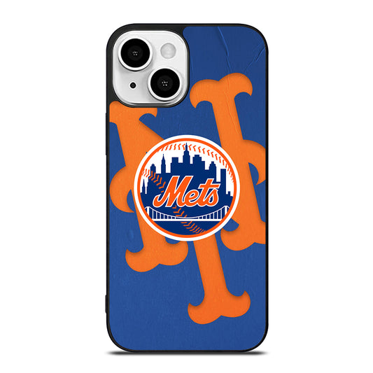 NEW YORK METS LOGO BASEBALL 1 iPhone 13 Mini Case Cover