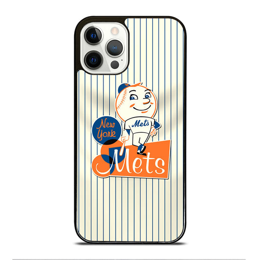 NEW YORK METS LOGO BASEBALL 2 iPhone 12 Pro Case Cover