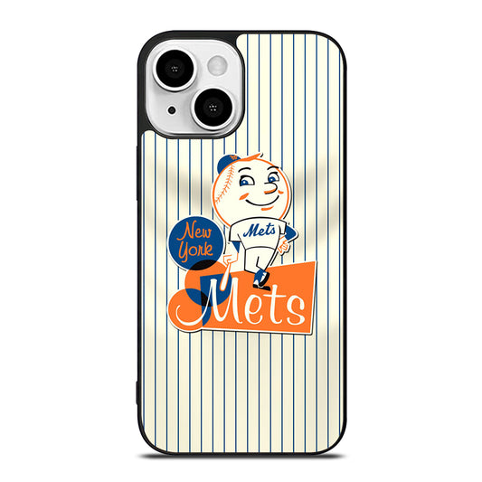 NEW YORK METS LOGO BASEBALL 2 iPhone 13 Mini Case Cover