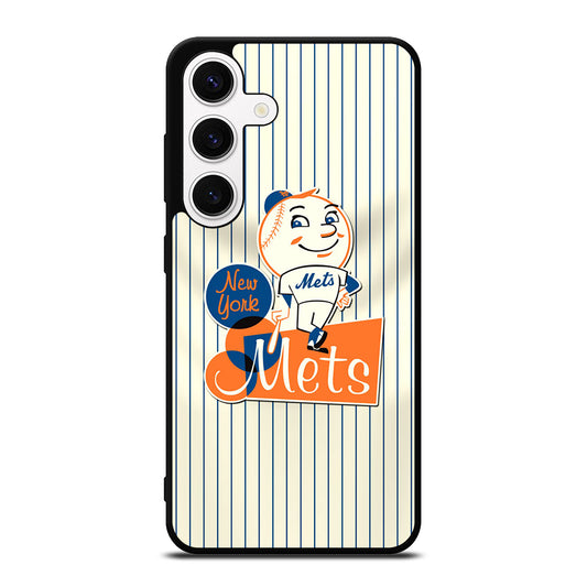 NEW YORK METS LOGO BASEBALL 2 Samsung Galaxy S24 Case Cover