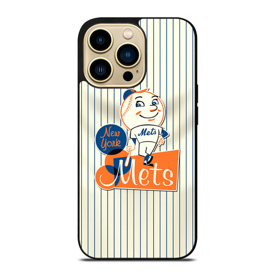 NEW YORK METS LOGO BASEBALL 2 iPhone 14 Pro Max Case Cover
