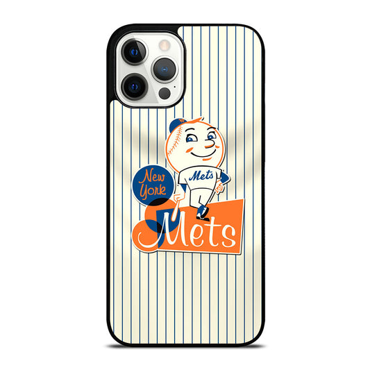 NEW YORK METS LOGO BASEBALL 2 iPhone 12 Pro Max Case Cover