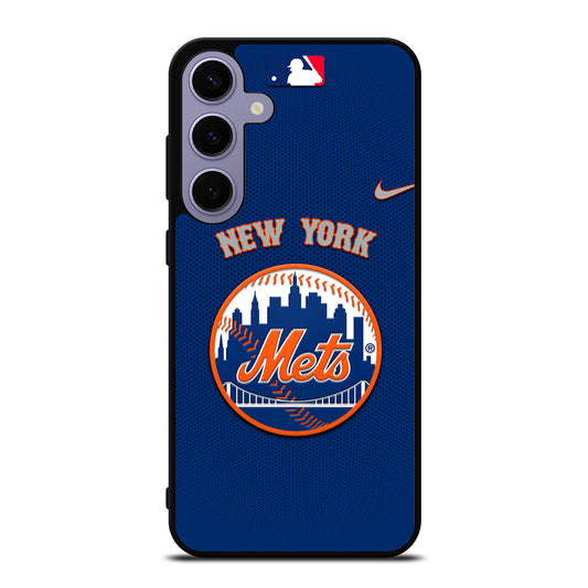 NEW YORK METS LOGO BASEBALL 3 Samsung Galaxy S24 Plus Case Cover
