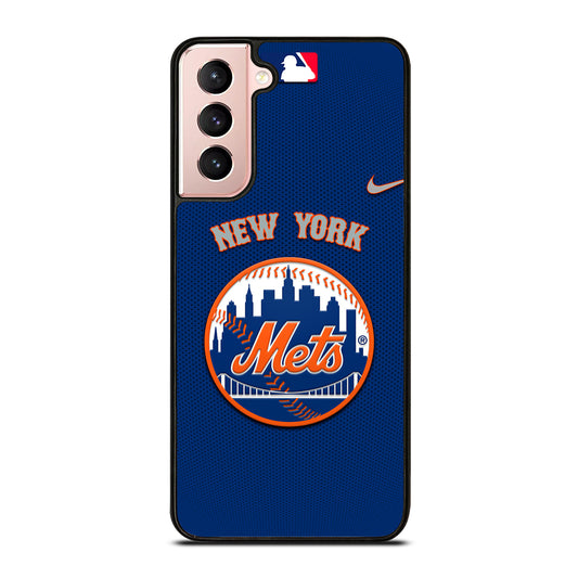 NEW YORK METS LOGO BASEBALL 3 Samsung Galaxy S21 Case Cover