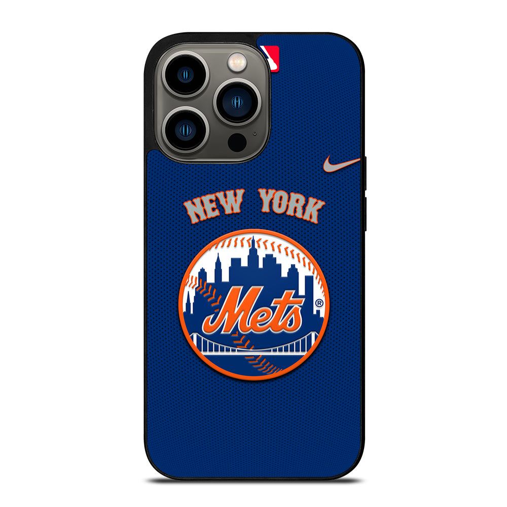 NEW YORK METS LOGO BASEBALL 3 iPhone 13 Pro Case Cover