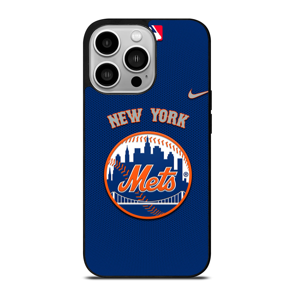 NEW YORK METS LOGO BASEBALL 3 iPhone 14 Pro Case Cover