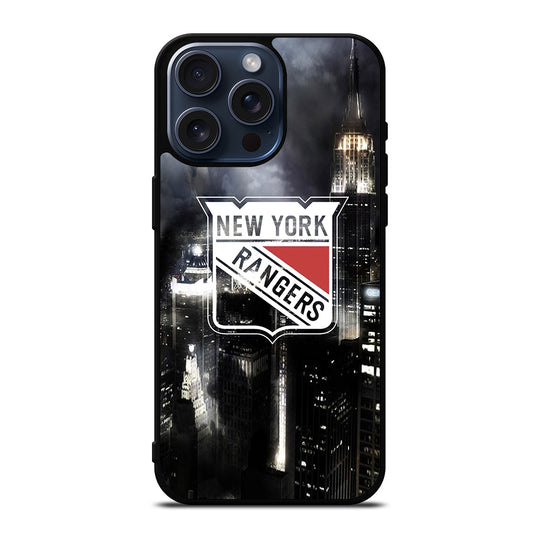 NEW YORK RANGERS CITY LOGO iPhone 15 Pro Max Case Cover
