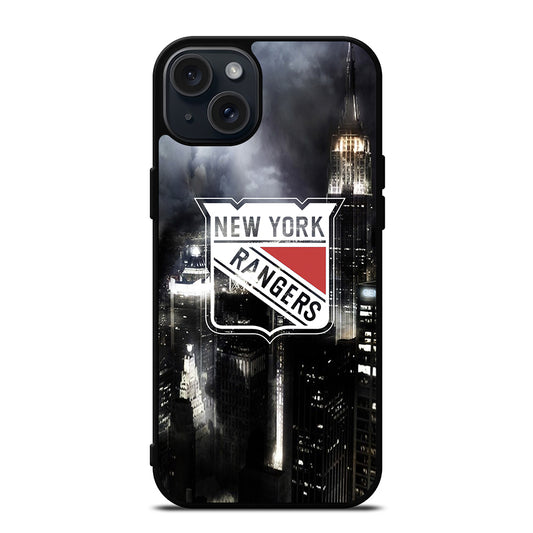 NEW YORK RANGERS CITY LOGO iPhone 15 Plus Case Cover