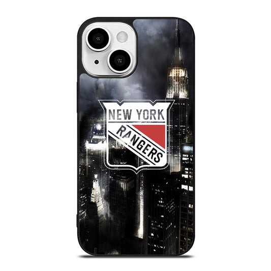 NEW YORK RANGERS CITY LOGO iPhone 13 Mini Case Cover