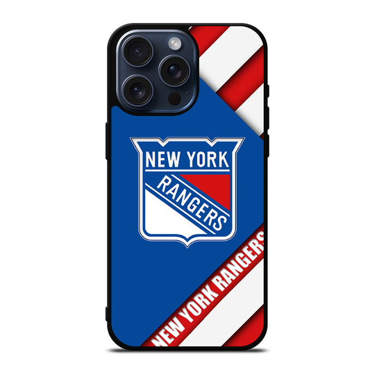 NEW YORK RANGERS HOCKEY NHL iPhone 15 Pro Max Case Cover