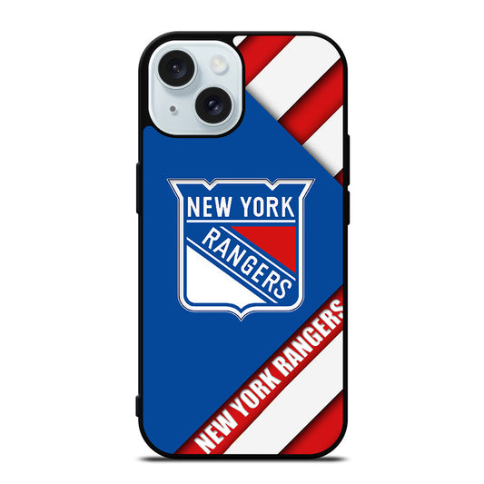 NEW YORK RANGERS HOCKEY NHL iPhone 15 Case Cover