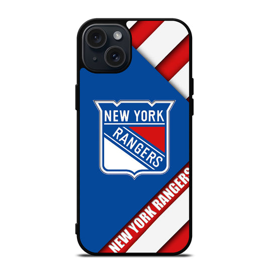 NEW YORK RANGERS HOCKEY NHL iPhone 15 Plus Case Cover