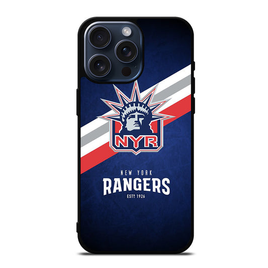 NEW YORK RANGERS LOGO HOCKEY 1 iPhone 15 Pro Max Case Cover